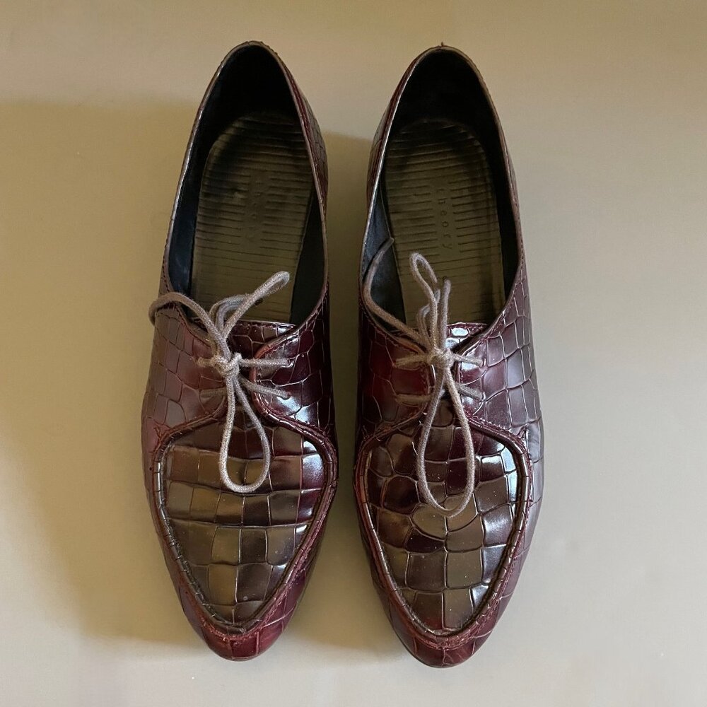 Theory Glenrock Leather Oxford Shoes